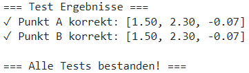 Abb. 2: Testergebnis für TestleseReferenzpunkte.m