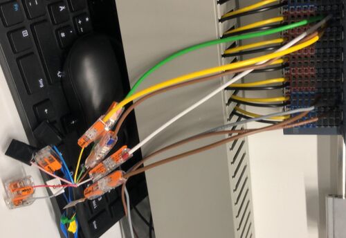 Parkhaus-SPS-Verkabelung