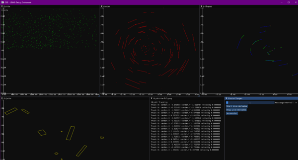 Ansicht des Debug Environments