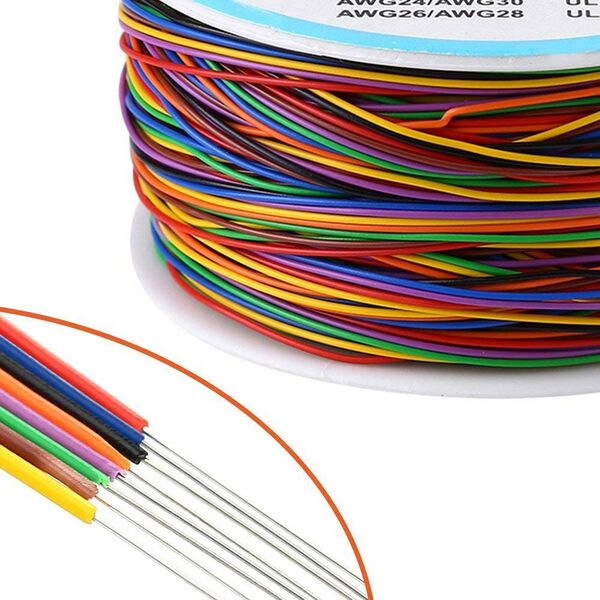 Datei:280M Wire Wrapping Draht Klingeldraht Kabel Isolierung Test 30AWG Verzinnte Kupfer Solid Kabel.jpg