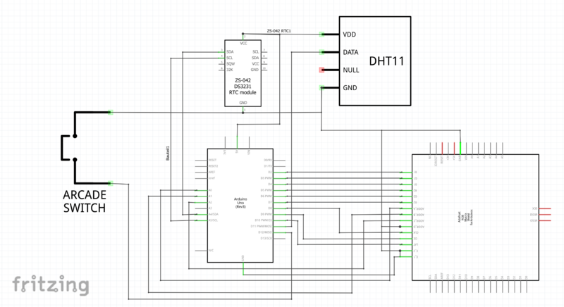Datei:Fritzing Hardware Verbindung Projekt LED Matrix Laufschrift.png