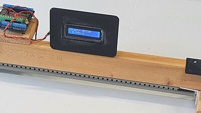 Abb. 25: Alphabots Geschwindigkeit gemessen mit dem Speed Tracker