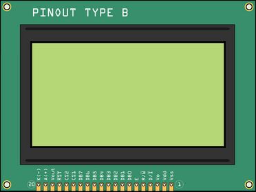 Abbildung??: LCD128x64 Pin Belegung