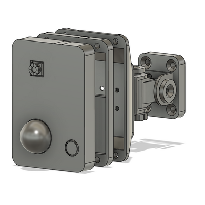 Abb. 7: CAD-Modell - Kamera Vorderseite
