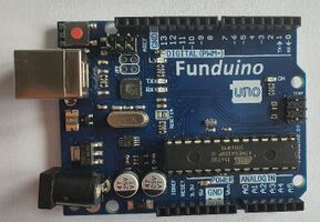 Abb. 11: Der Mikrocontroller Funduino zum Testen des Systems