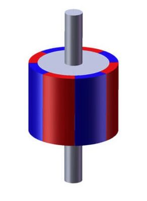 Abblidung 4: radial orientierter Magnet [3]