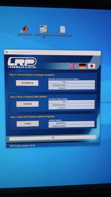 Abbildung 6: Darstellung der LRP-Updater Software