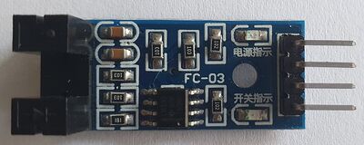 Abb. 6: Encoder Geschwindigkeit Optische Kopplung FC-03 Sensor