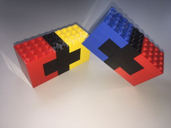Erzeugnis aus den Legosteinen