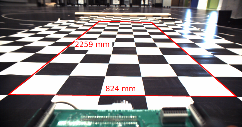 Kalibrierung der Kamera