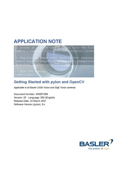 Datei:AW00136803000 Getting Started with pylon 6 and OpenCV.pdf
