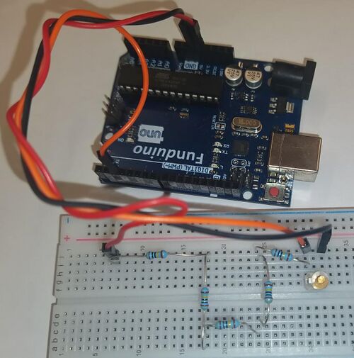 Verdrahtung des Arduinos