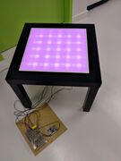 Fertigstellung/Verfeinerung des interaktiven LED-Tisches