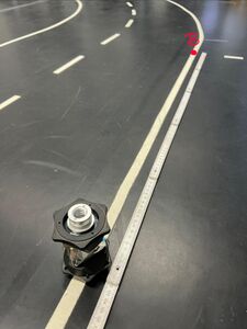 Abb. 4: Abstand zum Punkt B (1m)