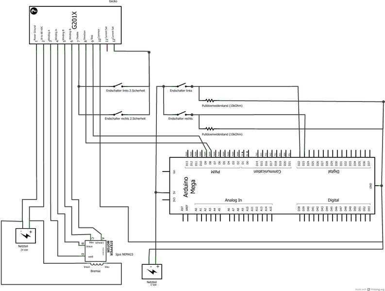 Datei:Schaltplan zur Ansteuerung eines Linearmotors mit ArduinoMega.jpg