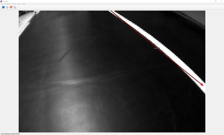 Abb. 5: Erkannter Vektor in Pixymon