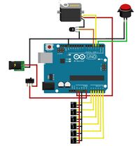 Projektzeichnung Schaltplan / Steckplatine