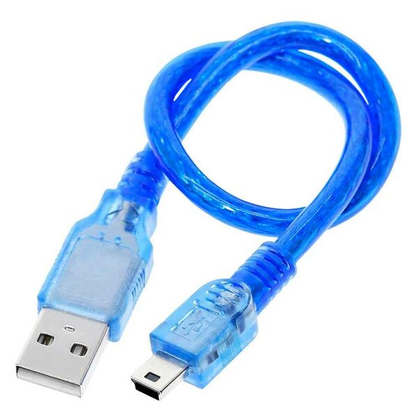 Datei:0,3 m USB Anschlusskabel SW USB Stecker Typ A zu B für Arduino UNO, MEGA, usw.....jpg